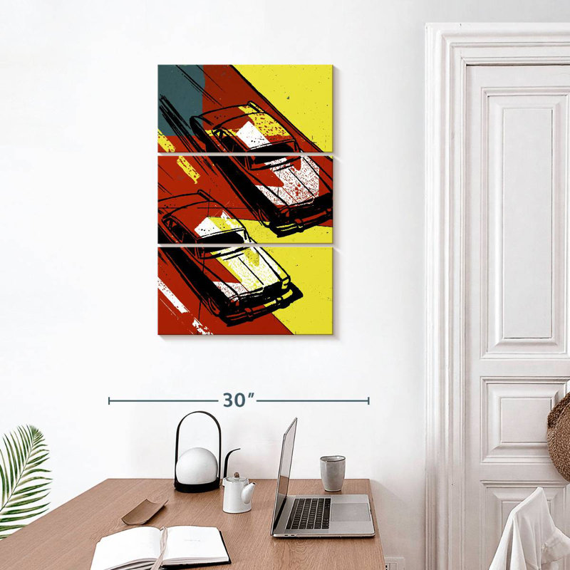 Mehar Street Racing Grunge, 32" H x 20" W