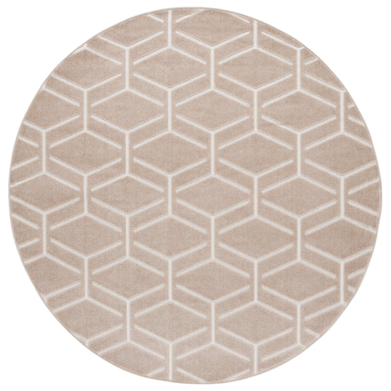 Mehinder Performance Geometric Rug, Square 6'7"