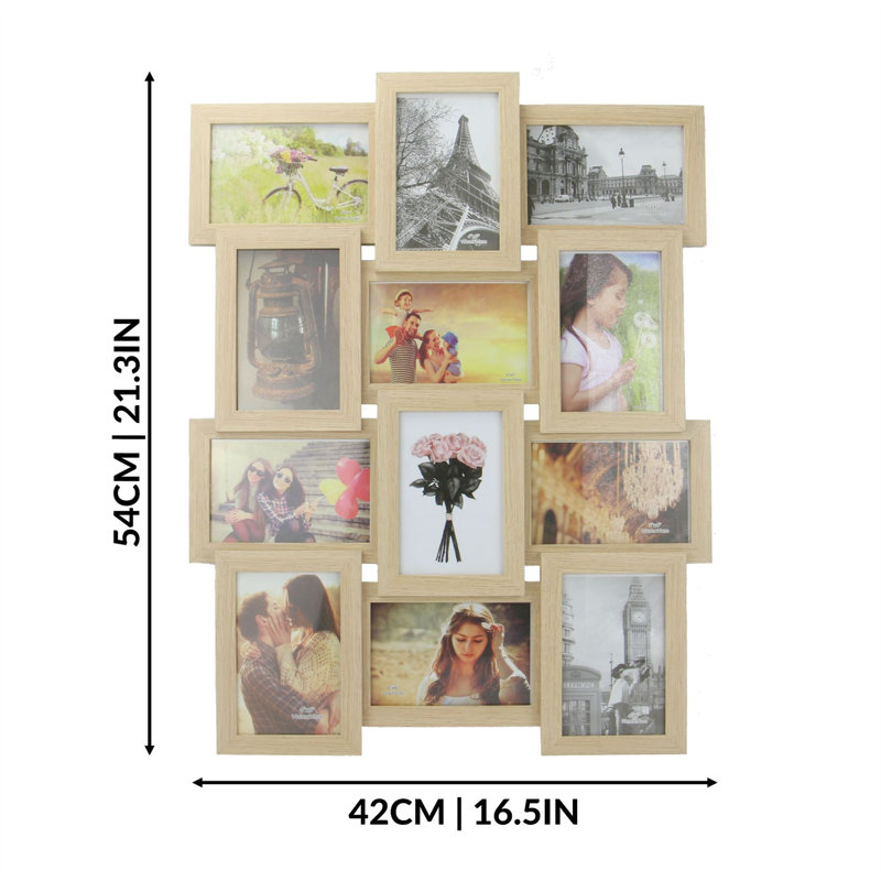 Michiana Brown Wood Mirrored Picture Frame