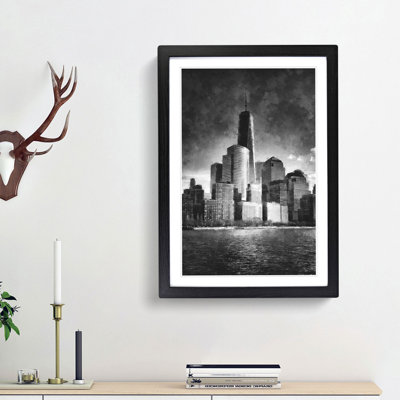 Freedom Tower in New York City - Picture Frame Painting Print