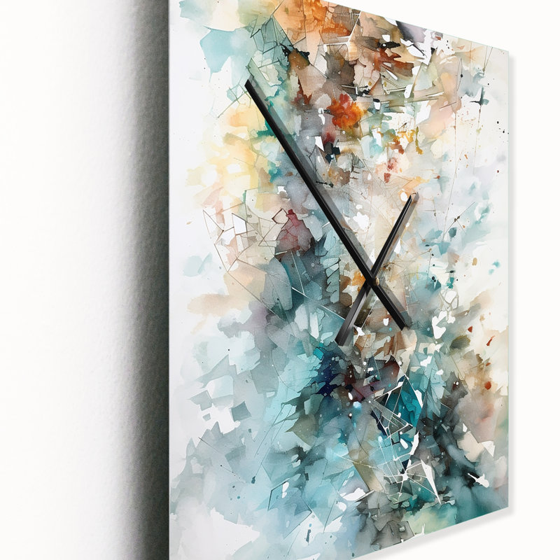 Jalayna - Horloges murales géométriques modernes, H 28 po x l 12 po x P 1 po