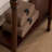 Retro Solid Wood Console Table with 2 Drawers