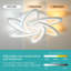 Modern 6-Light 64cm LED Flush Mount-896435749