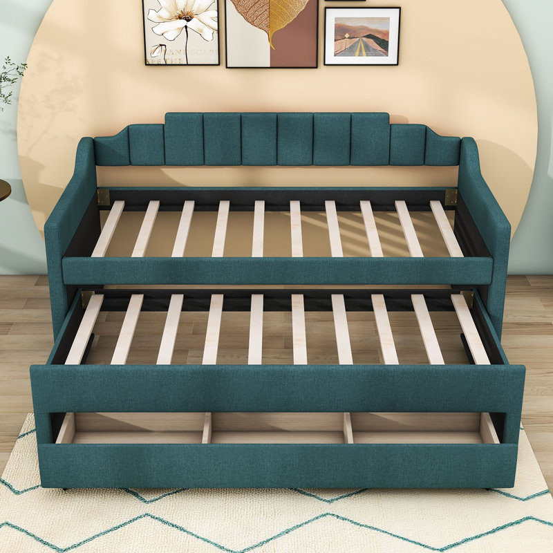 Upholstered Daybed, Green