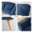 Dark Blue Polyester Modular Sofa bed cushion couch-530685885