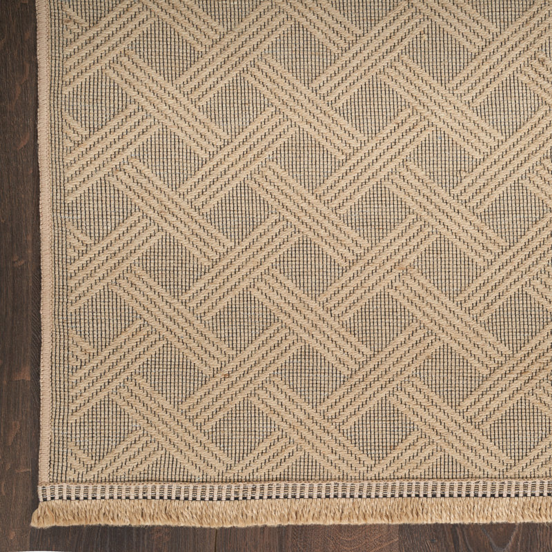 Marlow Washable Geometric Indoor Rug, Rectangle 2' x 4'