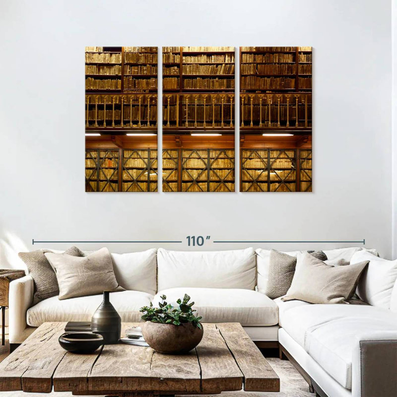 Lilie Library, 48" H x 74" W