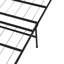 Structure de lit moderne en métal avec support à lattes en acier 14 po Overshores - Structure de lit pliable durable et peu encombrante pour un confort et une stabilité accrus-67080969-86913182