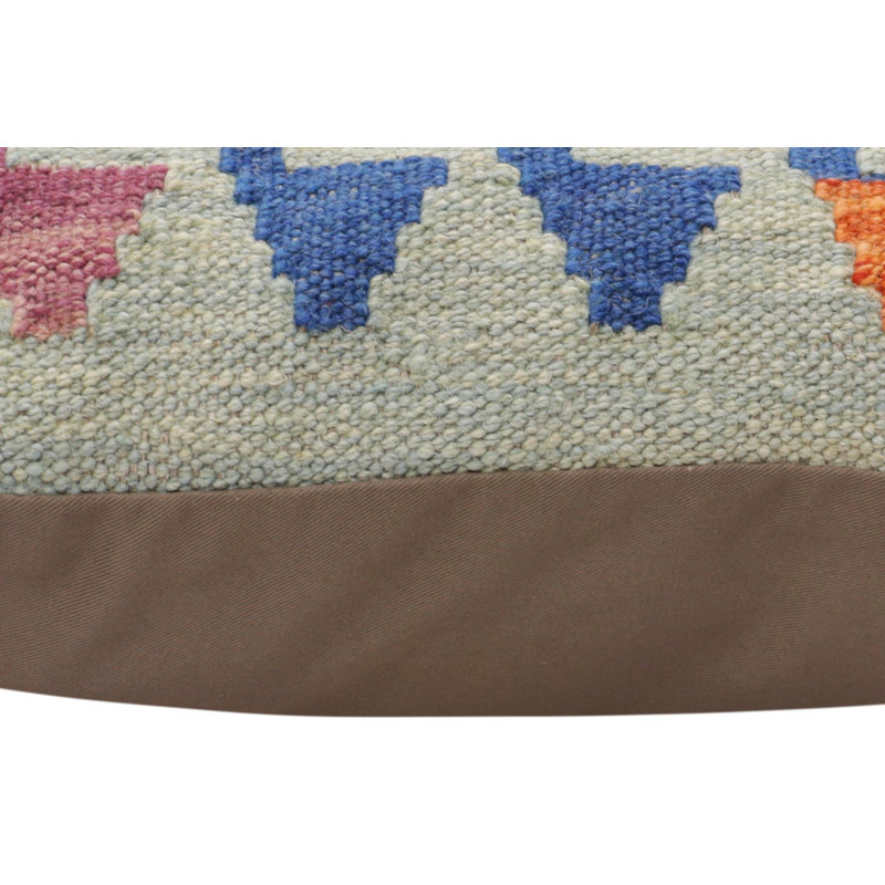 Oreiller tribal tissé à la main kilim Tribal de Cardenas - 20 po x 20 po