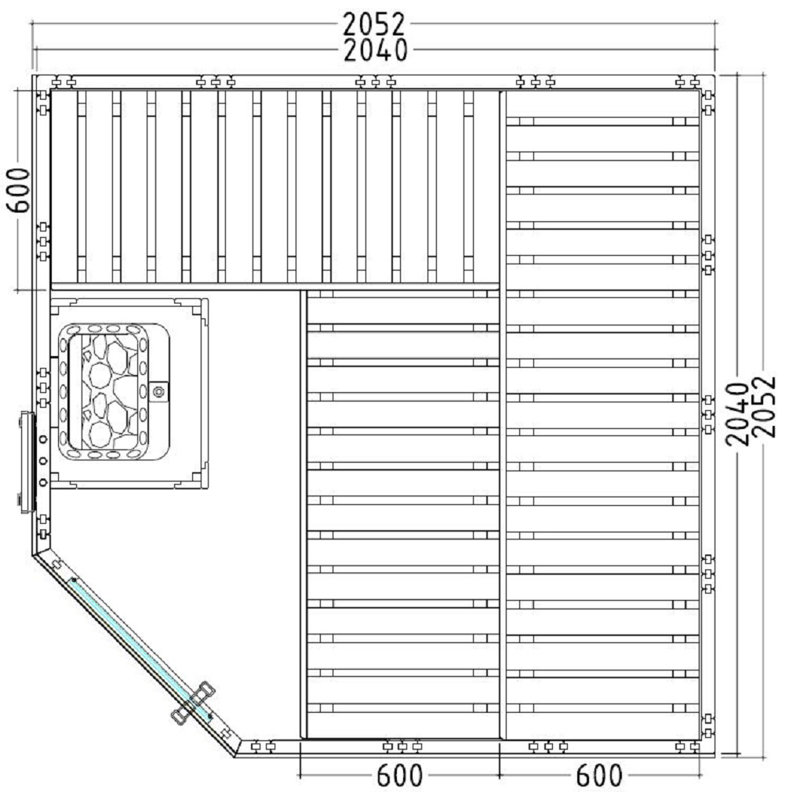 Union Rustic Bridgeland Sauna