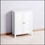 Armoire décorative à 2 portes, armoire de rangement pour plancher de salle de bain avec tablette réglable à double porte, buffet