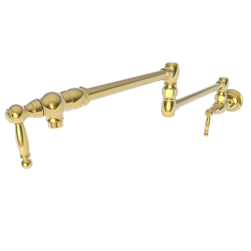 Nadya Wall Mount Pot Filler, Polished Gold (PVD)