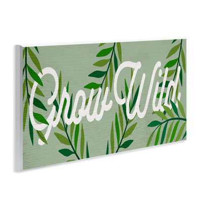 Plaque murale rétro «Retro Grow Wild», par Lil 'Rue