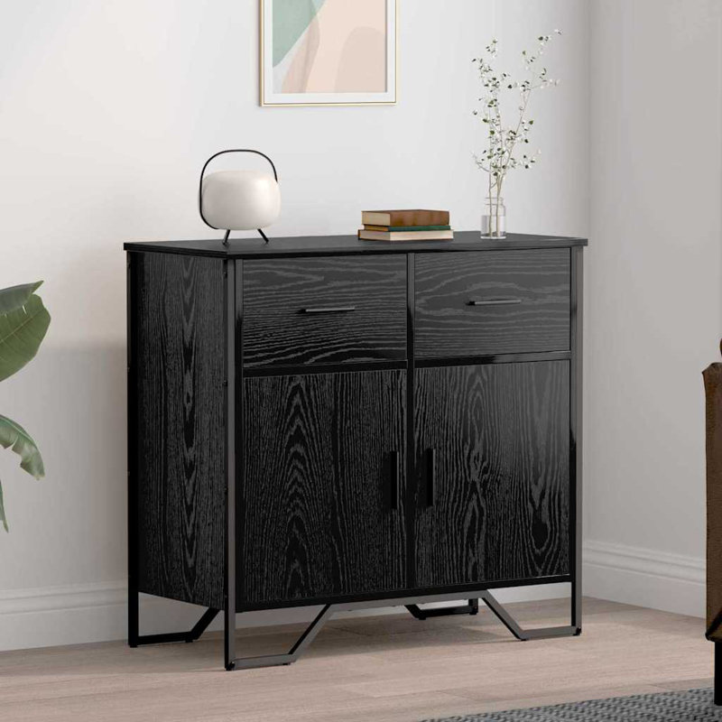 Accent Cabinet, Black Oak