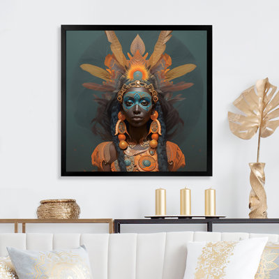 " Osunmare African Yoruba Orisha " Mixed Media and Color Photography Print