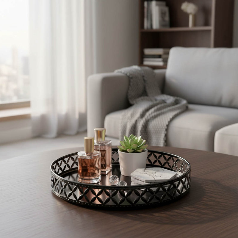 Metal Tray, Black