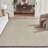 Debroh Natural Fiber Sisal With Latex Solid Color Rug-1917849672