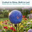 Globe terrestre en verre 10 pouces pour jardin ou cour - Lavande-1971841292-2049416726