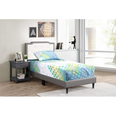 Upholstered Panel Bed