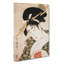 A Courtesan by Kitagawa Utamaro - Wrapped Canvas Painting-55368265