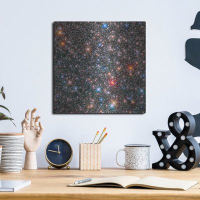  'Milky Way Bulge' by NASA's Hubble Space Telescope Metal Wall Art, 12" x 12"