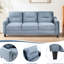 Canapé modulaire 3 places Allyssa-121570002-121570003-121570005