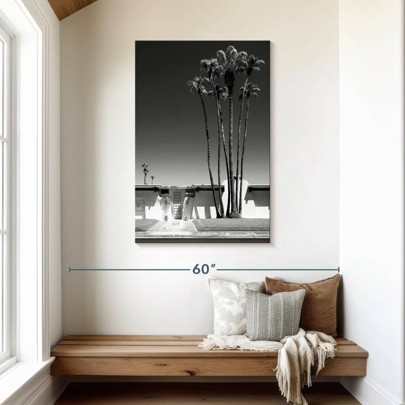 Harnek Black California Palm Springs I, 45" H x 30" W