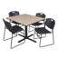 Table de salle à manger Neyland Cain-32520584-32520588-32520593