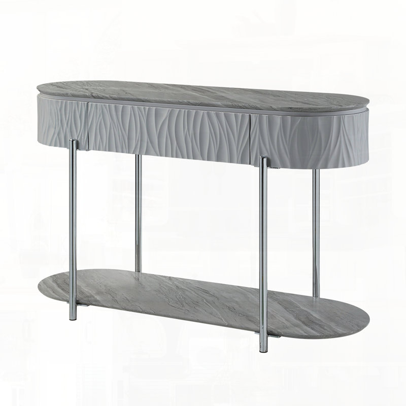 Sofa Table with Sleek Design Blending Practicality and Elegant Aesthetic