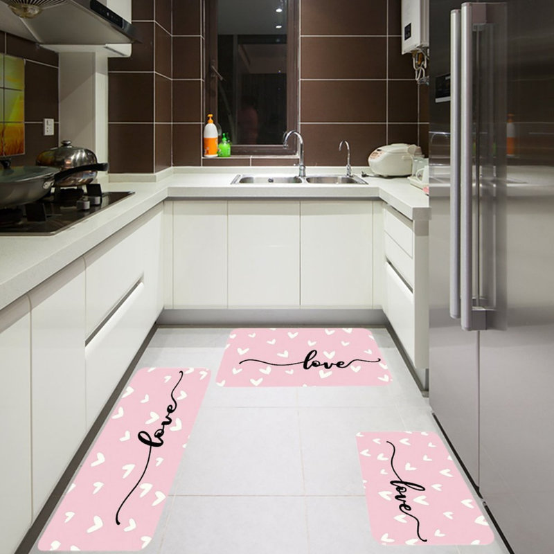 Tapis de cuisine 3 pièces LOVE