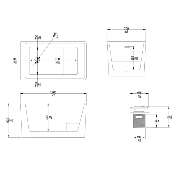 Dimensions du produit