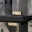 Vitrine spacieuse avec tablettes réglables en verre trempé, sculpture florale arquée, encastré 4 W, pour le bureau, décoration cerise noire,