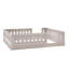 Lit plateforme double en bois avec garde-corps-128986415-129181193