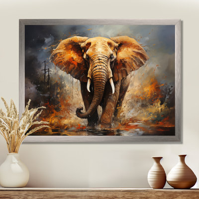 Elephant Wild Spirit - Elephant Canvas Wall Art