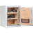 1.64 CUBIC FT BIOMETRIC FIREPROOF SAFE, GREY