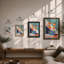 Citrus Still Life Modern - Framed Print-1382981942-1382981945