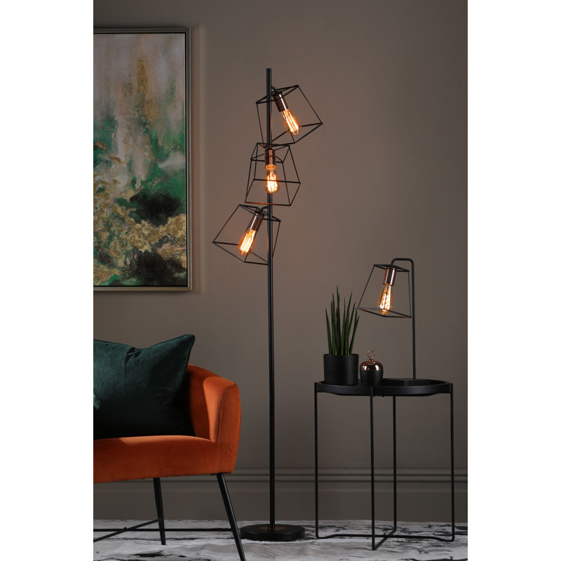 Chrisholm 180cm Column Floor Lamp, Copper