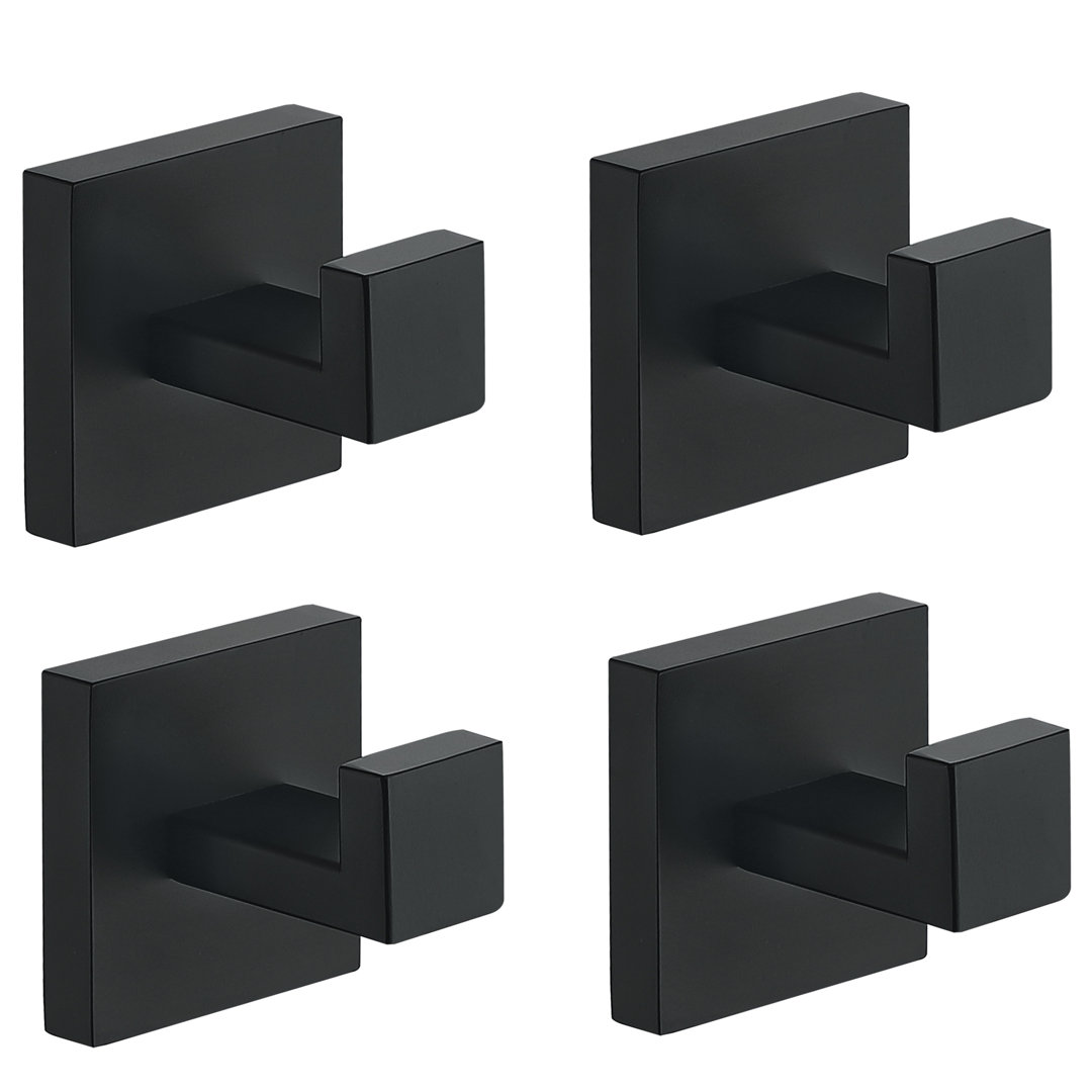 Wall Mounted Towel Hooks Bathroom Towel Hooks (Set of 4) maiguoone 