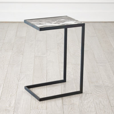 Nudge Marble Top End Table