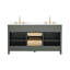 Meuble-lavabo double 60 po Wenniah-82278128