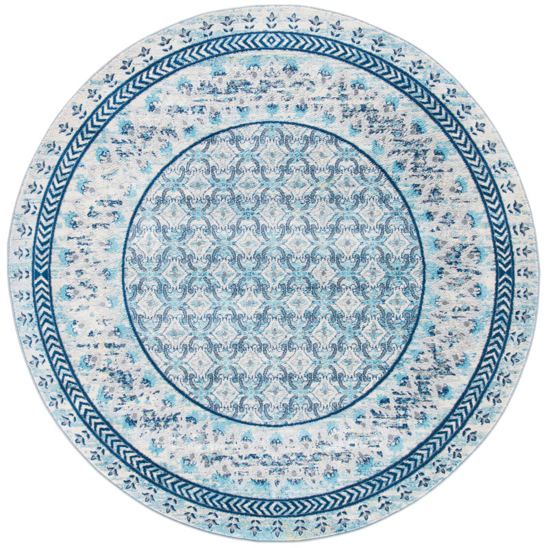 Glynnis Performance Oriental Rug, Round 6'7"