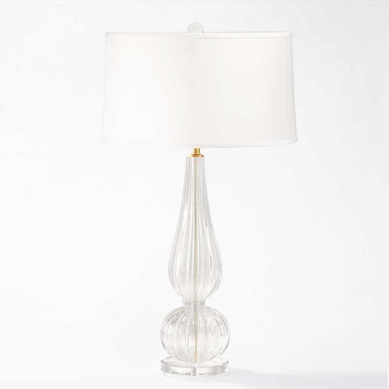 Verona Table Lamp, Clear