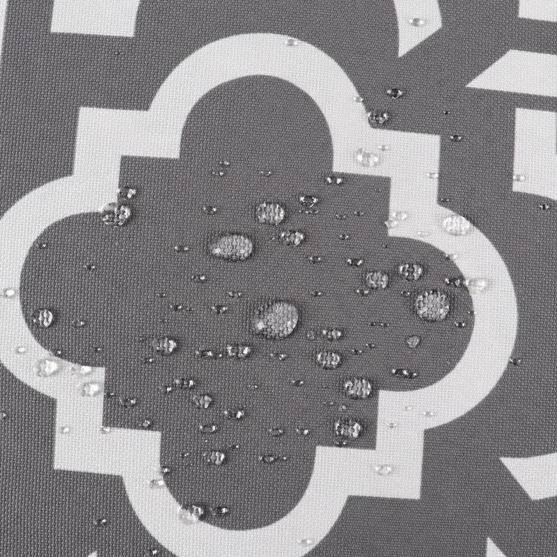Ensemble de 2 housses de coussin lombaire intérieur / extérieur 12 po x 27 po hydrofuges et résistantes à la décoloration