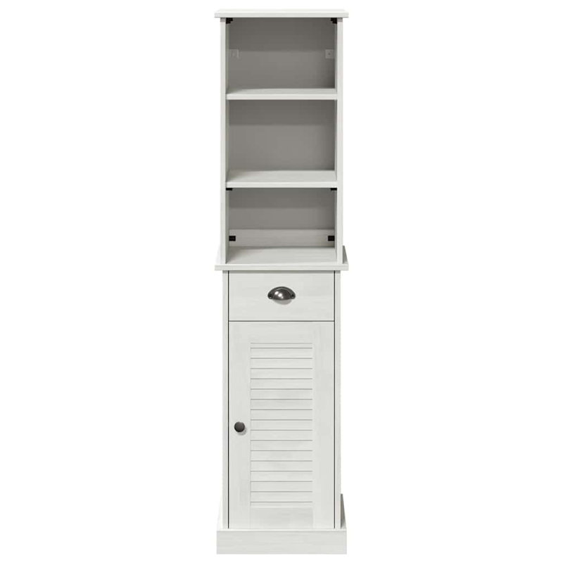Frame Mounted Bathroom Cabinet, White