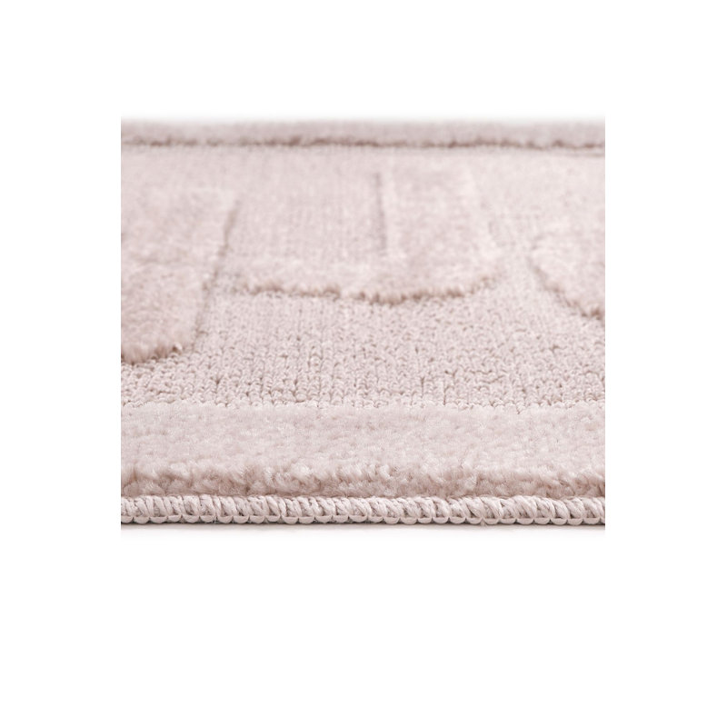 High-Quality Bathmat, Mink Color, 23.6 x 39.4 inches | 100% Polypropylene, Total Thickness: 0.4 inches, Non-Slip Natural Latex Sole | Machine Washable on Delicate Cycle, Soft and Durable for Bathroom Comfort