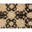 Wool Oriental Area Rug in Black/Cream