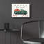 Art mural en verre épique «Happy Harvest Truck» par Elizabeth Tyndall, 16 po x 12 po