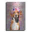 Art mural en métal Red Barrel Studio® «Flower Crown Brittany Spaniel» par Furbaby Affiliates-1828150889
