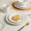 16 Pieces Petal Edge White Dinnerware Set, Service for 4 Peoples
