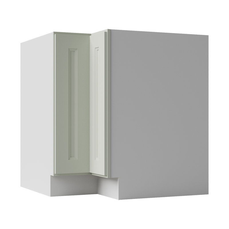 Armoire Base Lazy Susan, L 33 po x H 34,5 po x P 24 po, Double shaker Laguna Grey